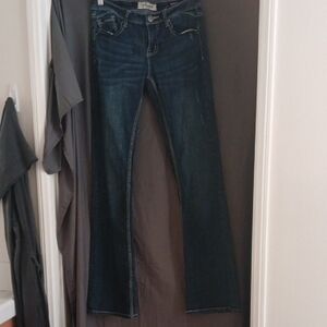 Vigold Women's Dark Blue Boot Cut Jeans